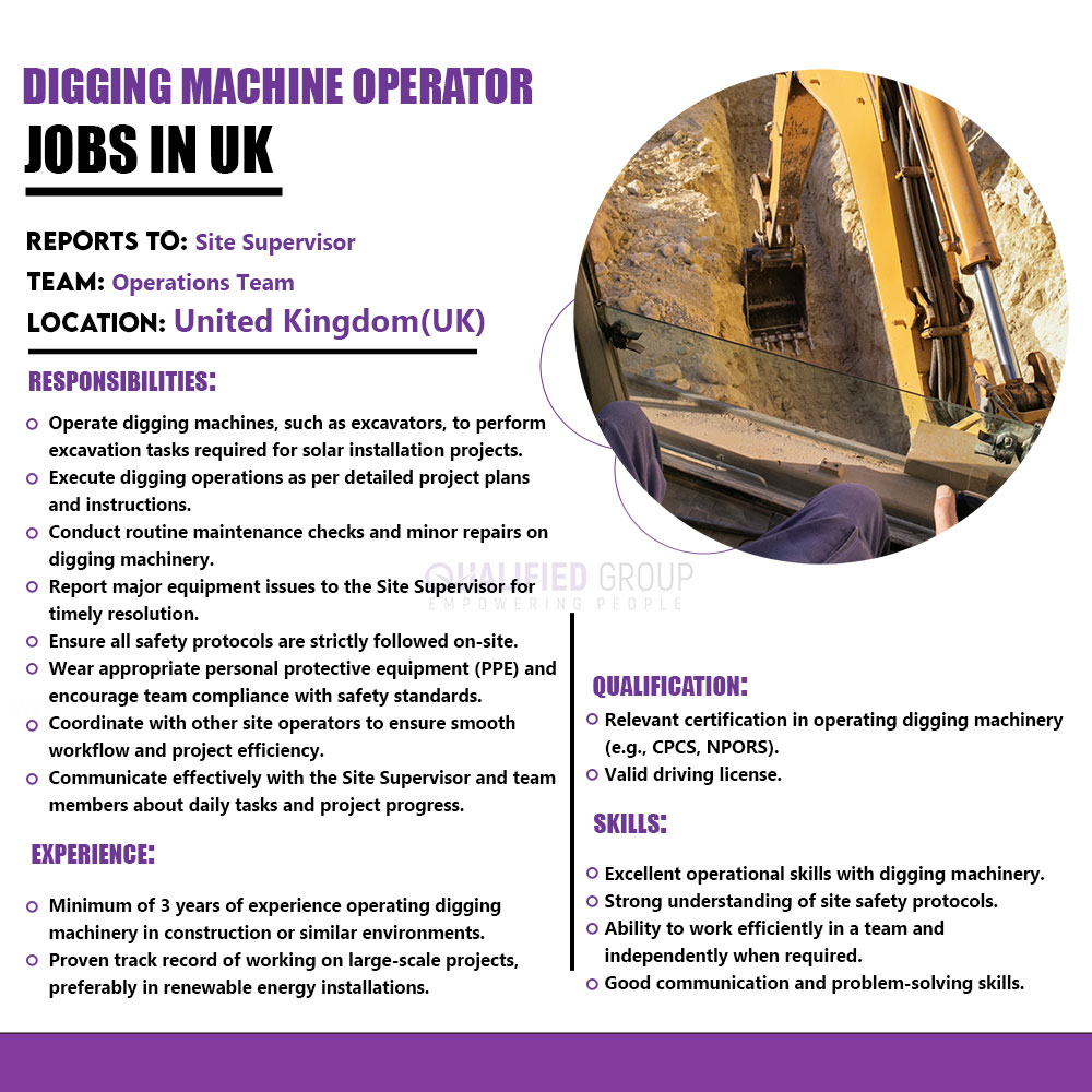 Digging Machine Operator